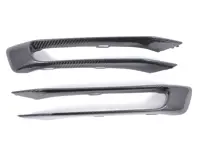 Front bumper air duct splitters, Carbon Fibre. Porsche 991.1 Carrera - E319