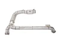 Sports exhaust catalytic converter downpipe. Porsche 718 2.0ltr / 2.5ltr - 982254400H, 982254400AB, 982254400BX, 982254400HX, 982254400G, 982254400AA, 982254400AX - 9M82254400AB