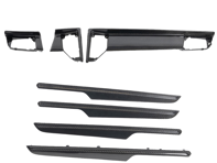 Kit di finiture interne Rennline in fibra di carbonio. Porsche 95B.1 Macan LHD - 95B857224JOH3, 95B857190AOH3, 957B857190HOH3, 95B857189JOH3, 5B867409, 95B867410, 95B867409COH3, 95867410COH3, 95B867061, 95B867062, 95B867061COH3, 95B867062COH3 - I162.I163, I162, I163