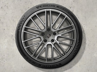 21' Panamera '911 Turbo Design' alloy wheels and summer tyres Original Porsche - 976044660K