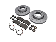 FRONT Brake Pads and Brake Disc Package for Porsche 993 Turbo - 99335104510, 99335104610, 99335194900, 99361236801