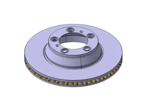 Brake disc rotor, REAR. Porsche 971 Panamera (OE Part No. 971615601F / 971615602F) - 971615601F, 971615602F - 09.C878.41
