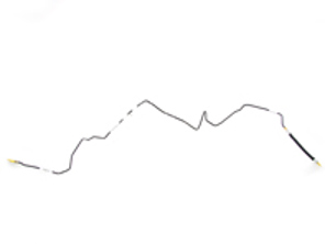 Power steering pressure line, Centre. Porsche 997.1 - 99734744503, 99734744502