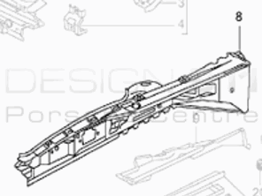Ala interna anteriore. Porsche 996 / 986 Boxster - 99650193500GRV, 99650193604GRV