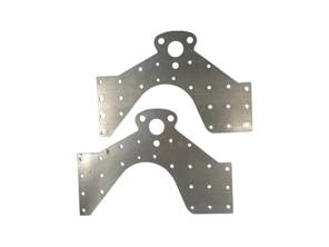 Anti roll bar reinforcement plates front. Porsche 914 - 91450153271/1