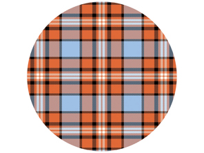 SOLM (Racing Reverse) polyviscose tartan fabric, inspiration: Le Mans, Ford GT, Porsche 917, Steve McQueen *SAMPLE*