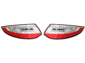 Rear light clear, Set of 2. Porsche 997 MKII 2009-12 LHD Cars - 99763198903, 99763199003, 99704490005