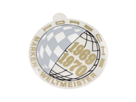 Sticker Markenweltmeister 69,70 Raamsticker - 91170110301