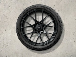 Set di ruote da 20"/21" 911 GT3 RS in lega di alluminio forgiato nero (satinato-lucido) senza pneumatici. Porsche originale - 992044681CH