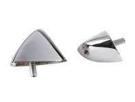 Kit de fixation pour catadioptre arrière, chromé. Porsche 356B / 356C - 64473150705, 64473150805 - 1696002410, EQ960010