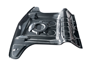 Sezione del pavimento del bagagliaio anteriore. Porsche 914 - 91450193711, 91450193811 - BP PS6861