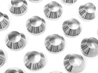 Rennline conical lug seat set, Titanium. - WHT006978, WHT001693, WHT004676, WHT004676A