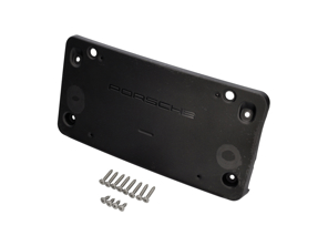 License Plate Holder With Fixings, Matt Black. Porsche 992.1 Turbo / Turbo S MKI 2020>> - 992807999ROK1