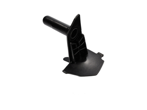 Embout en caoutchouc pour garniture de console centrale, noir. Porsche 982 Cayman GT4 2019>> - 991553825011E0