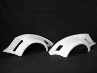 Rear fender flares 935 (1976) look. Porsche 911/930 1974-89 - TK 331, TK331