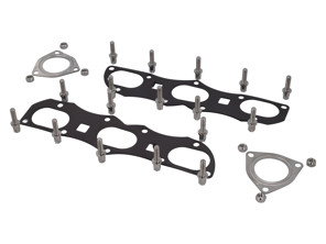 Auspuffkrümmerdichtung, Muttern- und Schraubensatz. Porsche 991 Turbo