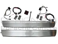 Side Sills Trims Stainless Steel Illuminated. Porsche 997 GT3