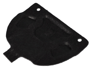 Abdeckung der vorderen Unterbodenschiene. Porsche 95B Macan - 95B825271A, 95B825271