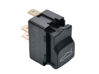 Tip switch for rear lid, Matt Black. Porsche 986 Boxster / 996 2001-05 - 99661310610A05