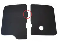 Front bonnet insulation mats. Porsche 944 1985/2 model onwards - 1117, 477863771, 94455677201