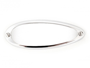 Cornice cromata del fanale posteriore a goccia. Porsche 356 A/B/C - 64463142301 - 1695351700