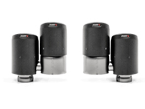 Akrapovic Set terminali di scarico (Carbonio) per Porsche (971) Panamera 2017-20