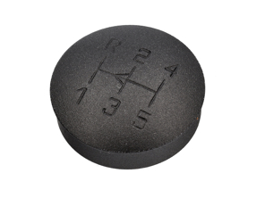 排挡杆旋钮嵌件，合金雕刻，黑色。保时捷 928 / 924 Turbo - 928424073031AJ - GI928