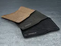 Tapis de sol intérieurs en caoutchouc. Porsche 95B.1 Macan / 95B.2 Macan RHD - Volant à droite - 95B04480242, 95B04480242OP1, 95B044802421E0, 95B044802424H0