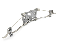 Support de support pour échappement. Porsche 987 Boxster / 987C Cayman - 98711104103, 98711104102