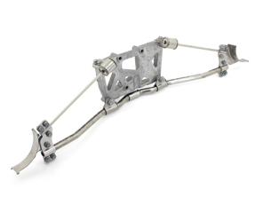 Steunbeugel voor uitlaat. Porsche 987 Boxster / 987C Cayman - 98711104103, 98711104102