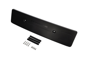 Kennzeichenhalter, Mattschwarz. Porsche 992.1 Carrera MKI 2019-24 - 992807999OK1, 992807999