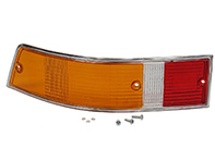 Lente dell'indicatore posteriore con bordo cromato. Porsche 911 - 91163192303, 91163192403