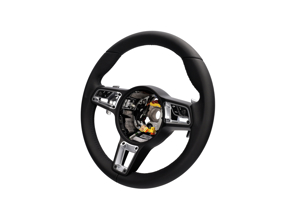 Volante multifunzione GT Sport in pelle nera. Porsche 991.2 / 718 - 99104440030, 99104440031, 99104440032, 99104440033, 99104440030A34, 991044400