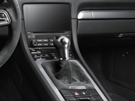 Levier de vitesses en Alcantara noir. Porsche 718 Boxster / Caïman - 982711141BT2W0, 982711141N2W0