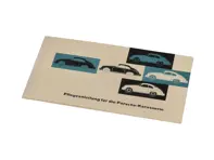 Maintenance instructions in GERMAN. Porsche 356 A 55-63 - PCG460510