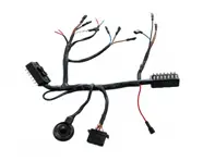 Kabelboom achter zekeringpaneel. Porsche 911 1970 - 91161200400, 91161200500