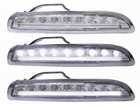 Feux de jour (DRL) LED pour Porsche Boxster 987 2005-08 - 98763108105, 98763108205, 98763108102, 98763108202, 98763108104, 98763108204