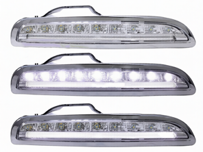 Dagrijverlichting (DRL) LED voor Porsche Boxster 987 2005-08 - 98763108105, 98763108205, 98763108102, 98763108202, 98763108104, 98763108204