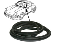 Front screen rubber seal. Porsche 911 / 964 - 96454122500 - 1685900500