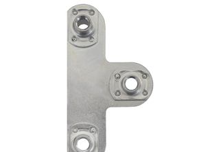 Door Latch Plate Threaded Porsche 356 T2 - 64453171001