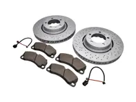 FRONT Brake Pads and Brake Disc Package Porsche 991.2 S - 9P1615301, 9P1615302, 99135194702, 99160918100