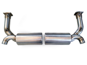 Silenziatori posteriori scarico sportivo senza catalizzatore Porsche 997 turbo - P0.021.C01, 99711102772