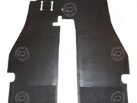 Front rubber base mat. Porsche 356B T6 / 356C LHD cars - 64455110106, 64455110105 - NLA55110106