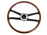 Wood Steering Wheel 42cm, Porsche 911 1965-69 - 90134708211, 1645500400 - STG116102B, 121401-AK0, 1645500400