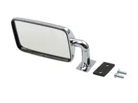 Retrovisor exterior estilo Durant rectangular con aro. Porsche 914 - 91473103910 - MRS14.1.101, MRS141100, 1689100500