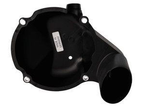 Alternator cover air duct ventilation cowl. Porsche 928 - 92860313309, 92860313307