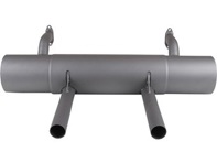 Uitlaatdemper / Demper Achterbak. Porsche 356 A/B/C - 1620603900, PO-92103, 61654103, 616 54103 - 1620603900
