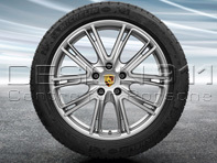 20' Panamera (971) Exclusive Design Platinum Silver Alloy Wheels & Winter Tyres Original Porsche - 971044600C