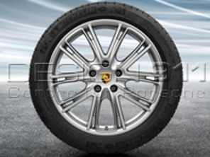 Panamera (971) de 20' Llantas de aleación y neumáticos de invierno de diseño exclusivo Platinum Silver Original Porsche - 971044600C