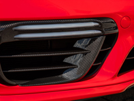 TechArt front bumper aero wings. Porsche 991.2 turbo - 091.100.186.009, 091.121.186.009, 091.121.186.009G